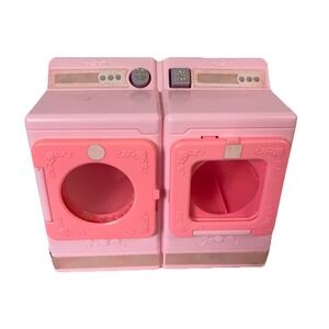 MATTEL Vintage BARBIE 1990 Sweet Roses Pink Sparkles WASHER & DRYER Not Working